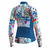 abordables Maillots pour femmes-Femmes Maillot de cyclisme Graffiti Drôle manche longue Cyclisme Maillot Top avec 3 poches arrière VTT Vélo tout terrain Cyclisme sur route Séchage Rapide Bandes réfléchissantes Poche Arrière