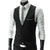 cheap Gilets-Men&#039;s Suit Vest Gilet Formal Business Business / Ceremony / Wedding V Neck Fashion Casual Daily Gentle Jacket Outerwear Solid Colored Wine Gray White / Sleeveless / Work / Slim
