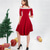 levne Vánoční glamour kolekce-Vánoční santa obleky Ježíšek Cosplay kostým Úbory Vánoční šaty Prázdninové šaty Dámské Vánoce Speciální denní nošení Dospělé Vánoce Karneval Plesová maškaráda Vánoce Šaty