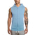 billige Løpetrøyer-gym hettegenser menn bodybuilding stringer tank top muskel ermeløs skjorte (xl, svart)