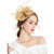 cheap Fascinators-Fascinators Headpiece Tulle Tea Party Horse Race Ladies Day Elegant Retro With Feather Flower Headpiece Headwear dress to impress Race Day Dress