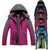 cheap Softshell, Fleece &amp; Hiking Jackets-Women&#039;s Hiking Jacket Ski Jacket Fleece Winter Outdoor Thermal Warm Windproof Fleece Lining Breathable Jacket Hoodie Skiing Camping / Hiking Hunting Light Purple Blue Purple Red Rose Red
