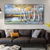 cheap Landscape Paintings-Handmade Oil Painting Canvas Wall Art Decoration Abstract Landscape  Painting Autumn Birch for Home Decor Rolled Frameless Unstretched Painting