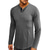 cheap Men&#039;s Casual T-shirts-Men&#039;s Waffle Henley Shirt Long Sleeve V Neck Sweatshirt Top Outdoor Breathable Quick Dry Lightweight Sweat wicking Waffle Fabric Navy Wine Red White