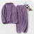 billige Nattøy for damer-kvinners pyjamas pjs sett 2 stk ren farge mote plysj komfort hjemme ferie fleece v wire langermet genser bukse elastisk midje høst vinter hjemmeantrekk