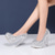 cheap Semi-Formal-Women&#039;s Silver Rhinestone-Embellished High Heel Pumps – Glamorous Bridal or Evening Shoes for Wedding and Special Occasions