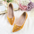cheap Wedding Guest-Women's Sparkly Rhinestone Pointed Toe Pumps – Low Kitten Heel Dress Shoes for Weddings, Cocktail &amp; Parties