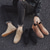 cheap Dress Boots-Men&#039;s Beige Faux Suede Lace-Up Desert Boots – Classic Chukka Style with Comfortable Rubber Sole for Casual Wear