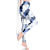 billiga Yoga Leggings &amp; Tights-Dam Damasker Sports Gym Leggings Yogabyxor Elastan Röd Blå Beskurna leggings Blommig Magkontroll Rumplyft Kläder Kläder Yoga Kondition Gymträning Löpning / Hög Elasisitet / Fritids-