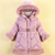 cheap Girl&#039;s Downs &amp; Puffer Jacket-Girls&#039; 3D Kids Puffer Jacket Plain Down Jacket Coat Puffer Jacket Long Sleeve Winter Cute Adorable Kids 3-10 Years Daily Regular Fit