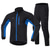 cheap Cycling Jackets-Men&#039;s Cycling Jacket with Pants Long Sleeve Mountain Bike MTB Road Bike Cycling Winter Green Red Blue Bike Thermal Warm Waterproof Windproof Moisture Wicking Sports Solid Color Clothing Apparel