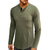 cheap Men&#039;s Casual T-shirts-Men&#039;s Waffle Henley Shirt Long Sleeve V Neck Sweatshirt Top Outdoor Breathable Quick Dry Lightweight Sweat wicking Waffle Fabric Navy Wine Red White