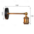 cheap Wall Sconces-25CM Country Wall Lamps  Bronze Ambient Light  Unique Design Metal Wall Light LED for Corridor Balcony Vintage 220V 110-120V 40w / CE Certified / E26 / E27