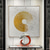 cheap Abstract Paintings-Oil Painting Handmade Hand Painted Wall Art Abstract  Art Golden Circle  Home Decoration Decor Stretched Frame Ready to Hang