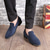 cheap Men&#039;s Slip-ons &amp; Loafers-Men&#039;s Loafers &amp; Slip-Ons Dress Shoes Plus Size Drive Shoes Driving Loafers Walking Business Classic Wedding Daily Office &amp; Career Suede Wear Proof Loafer Black Blue Spring Fall