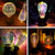 levne LED filament žárovky-6ks 3D ohňostrojová žárovka st64 led žárovka 5w e27 e26 rgb pohádková hvězda svítící žárovka párty žárovka vitrážová žárovka ac220v ac120v