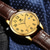 cheap Quartz Watches-OLEVS Men Quartz Watch Calendar Waterproof Genuine Leather Watch