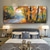 cheap Landscape Paintings-Handmade Oil Painting Canvas Wall Art Decoration Abstract Landscape  Painting Road Forest for Home Decor Rolled Frameless Unstretched Painting