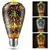 levne LED filament žárovky-6ks 3D ohňostrojová žárovka st64 led žárovka 5w e27 e26 rgb pohádková hvězda svítící žárovka párty žárovka vitrážová žárovka ac220v ac120v
