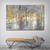 cheap Abstract Paintings-Wall Art Canvas Prints Painting Artwork Picture Abstract Knife Painting Golden Landscape Home Decoration Decor Rolled Canvas No Frame Unframed Unstretched