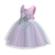 cheap Party Dresses-Kids Girls&#039; Dress Lace Floral Party Blue Purple Blushing Pink Cotton Elegant Colorful Dresses All Seasons 3-12 Years