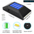 preiswerte Außenwandleuchten-LED Außenwandleuchte Solarlampen 2 stücke solar wandleuchte outdoor dekoration garten wand licht ip65 wasserdicht nach oben und unten leuchtende outdoor garten dekoration zaun licht