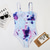 cheap One-piece swimsuits-Women&#039;s Swimwear One Piece Monokini Bathing Suits Swimsuit Tummy Control Push Up Tie Dye Blue Purple Pink Padded Scoop Neck Bathing Suits New Casual Sexy / Party / Padded Bras