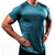 economico T-Shirt Running-Per uomo Top yoga Estate Tinta unica Verde militare Nero Elastene Yoga Allenamento in palestra Corsa Maglietta Superiore Manica corta Sport Abbigliamento sportivo Traspirante Asciugatura rapida