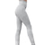 baratos Leggings e collants para ioga-Mulheres Leggings Imprimir Dia a Dia Imprimir Branco Preto Cinzento S M L