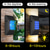 preiswerte Außenwandleuchten-LED Außenwandleuchte Solarlampen 2 stücke solar wandleuchte outdoor dekoration garten wand licht ip65 wasserdicht nach oben und unten leuchtende outdoor garten dekoration zaun licht