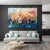 cheap Floral/Botanical Paintings-Wall Art Canvas Prints Painting Artwork Picture Abstract Knife PaintingFlower Landscape Home Decoration Decor Rolled Canvas No Frame Unframed Unstretched