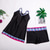 cheap Tankinis-Women&#039;s Swimwear Tankini 2 Piece Plus Size Swimsuit Open Back Print Floral Green Black Fuchsia Camisole Strap Bathing Suits New Vacation Fashion / Modern / Padded Bras