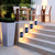 preiswerte Außenwandleuchten-LED Außenwandleuchte Solarlampen 2 stücke solar wandleuchte outdoor dekoration garten wand licht ip65 wasserdicht nach oben und unten leuchtende outdoor garten dekoration zaun licht