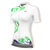 tanie Koszulki i bluzy kolarskie-Damskie Krótki rękaw Koszulka rowerowa Spódnica na rower Graficzny Flaming Kwiatowy / Roślinny Rower Zestawy odzież Kolarstwo górskie Kolarstwie szosowym Biały Zielony Fioletowy Anatomiczny kształt