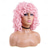 voordelige Topkwaliteit pruiken-koningsdag pruiken korte krullend haar pruik gevlochten pruik pluizige pluizige golvend groot krullend haar afrikaanse synthetische pruik natuurlijke styling halve pruik dames ademend rose mesh pruik