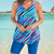 זול טנקיני-בגדי ריקוד נשים בגדי ים טנקיני 2 חתיכות מידות גדולות בגד ים פול כתפיה בגדי ים / חזיות מרופדות