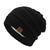 abordables Accessoires de Randonnée-bonnets pour femmes bonnets d&#039;hiver pour hommes en tricot épais et chaud bonnet souple noir &amp;gris clair &amp;taille unique blanche