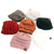 abordables Accessoires de Randonnée-bonnets pour femmes bonnets d&#039;hiver pour hommes en tricot épais et chaud bonnet souple noir &amp;gris clair &amp;taille unique blanche