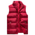 cheap Hiking Vests-Men&#039;s Hiking Vest Quilted Puffer Vest Down Vest Down Winter Outdoor Thermal Warm Windproof Breathable Lightweight Outerwear Winter Jacket Trench Coat Skiing Fishing Climbing Black Dark Gray Red
