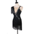 abordables robe de compétition-robe de patinage artistique à franges pompon cristaux / strass femme fille entraînement performance sans manches maille haute spandex