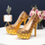cheap Semi-Formal-Women&#039;s Silver Rhinestone-Embellished High Heel Pumps – Glamorous Bridal or Evening Shoes for Wedding and Special Occasions