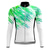 cheap Cycling Jerseys-21Grams® Men&#039;s Cycling Jersey Long Sleeve Mountain Bike MTB Road Bike Cycling Graphic Graffiti Shirt Green Blue Breathable Quick Dry Moisture Wicking Sports Clothing Apparel / Athleisure