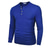 preiswerte Lässige T-Shirts für Herren-Herren T Shirt Einfarbig Übergröße Henley Outdoor Casual Button-Down Langarm Oberteile Basic Vintage Modisch Designer Blau Armeegrün