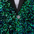 cheap Tops-Disco 1980s Coat Masquerade Hippie Disco Sequin Men&#039;s Carnival Costume Event / Party Bachelorette Party Pride Parade Adults Coat
