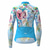 cheap Cycling Jerseys-21Grams® Women&#039;s Cycling Jersey Long Sleeve Mountain Bike MTB Road Bike Cycling Graphic Floral Botanical Jersey Shirt Blue Breathable Quick Dry Moisture Wicking Sports Clothing Apparel / Stretchy