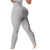 voordelige Yoga leggings en panty&#039;s-Dames Streetwear Sport Leggings Lapwerk Jacquard Enkellengte Broek Feestdagen Fitness Micro-elastisch Effen Fietsen Ademend Medium Taille Klaver Wit Zwart blauw Grijs S M L XL XXL