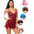 billige Sexy undertøy-kvinners babydoll &amp;amp; sexy truser undertøyskjorter &amp;amp; negligees floral jacquard poly mesh blonderbelte inkludert fjær &amp;amp; sommer høst &amp;amp; vinter svart lilla / spandex / bue hjemmeantrekk