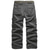 baratos Calças Cargo-Homens Calças Cargo Calça cargo Calças Tático Calças de trabalho Clássico Bolso multi Tecido Exterior Comprimento total Diário Algodão Básico Tático Delgado Preto Branco