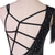 abordables robe de compétition-robe de patinage artistique à franges pompon cristaux / strass femme fille entraînement performance sans manches maille haute spandex