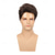abordables Pelucas hombre-Hombres peluca marrón en capas corto rizado natural ondulado halloween sintético resistente al calor cosplay fiesta pelucas de cabello para hombre chico